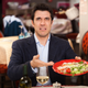 This man does not like salad (image via Shutterstock)